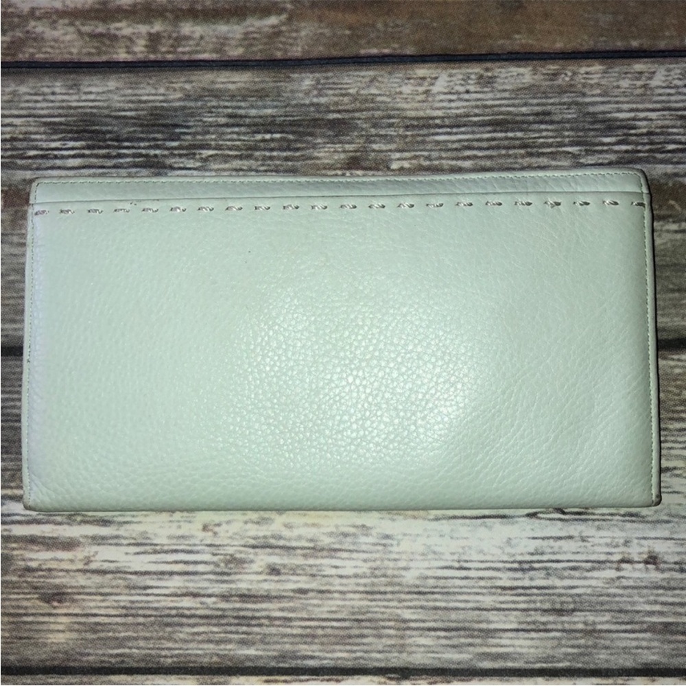 Ted Baker Mint Green Leather Travel Wallet - Picture 6 of 6